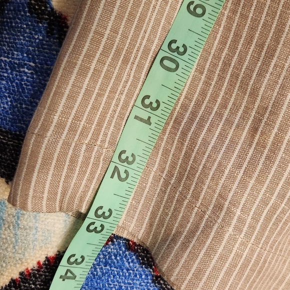 Lane Bryant Linen Blend Wide Leg Pants Sz 16 Pockets Breathable Boho Classic - Picture 2 of 12